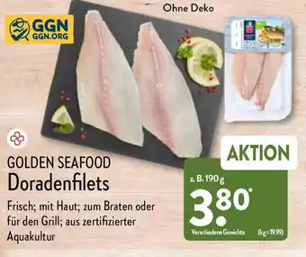 Aldi Nord Golden Seafood Doradenfilets 190g Angebot