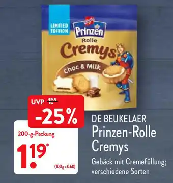 Aldi Nord De Beukelaer Prinzen Rolle Cremys 200g Angebot