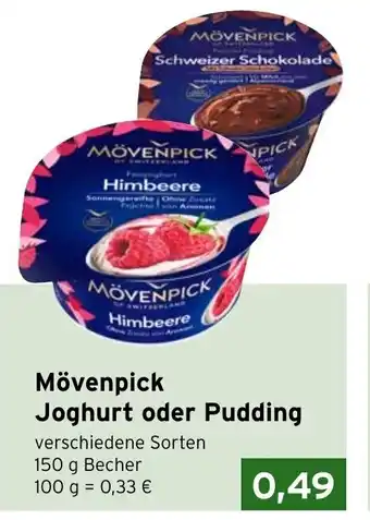 CAP Markt Mövenpick Joghurt oder Pudding 150g Becher Angebot