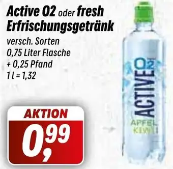 Simmel Active 02 oder fresh Erfrischungsgetränk 0,75 Liter Flasche Angebot