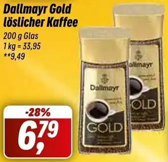 Simmel Dallmayr Gold löslicher Kaffee 200 g Glas Angebot