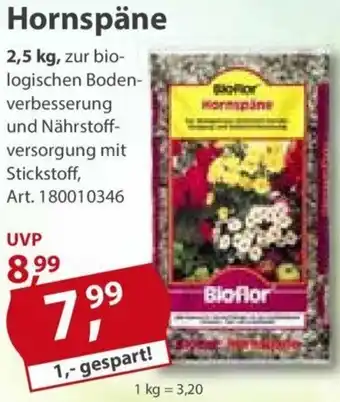 Sonderpreis Baumarkt Hornspäne 2,5 kg Angebot