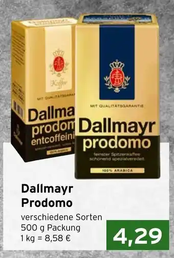 CAP Markt Dallmayr Prodomo 500g Angebot