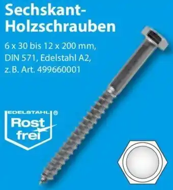 Sonderpreis Baumarkt Sechskant-Holzschrauben Angebot