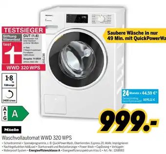 MEDIMAX Miele Waschvollautomat WWD 320 WPS Angebot