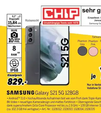 MEDIMAX Samsung Galaxy S21 5G 128GB Angebot
