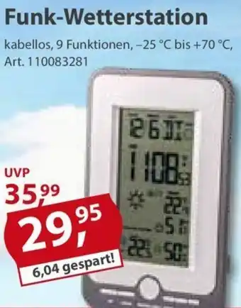Sonderpreis Baumarkt Funk-Wetterstation Angebot