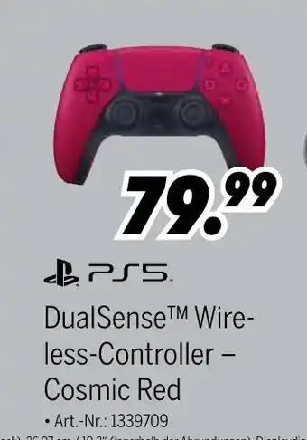 MEDIMAX PS5 DualSense Wireless Controller Cosmic Red Angebot