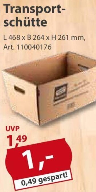Sonderpreis Baumarkt Transportschütte Angebot