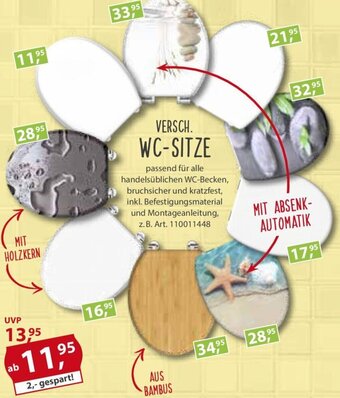 Sonderpreis Baumarkt VERSCH. WC-SITZE Angebot