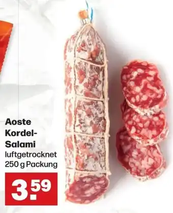 Handelshof Aoste Kordel Salami 250 g Packung Angebot