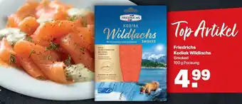 Handelshof Friedrichs Kodiak Wildlachs Smoked 100 g Packung Angebot