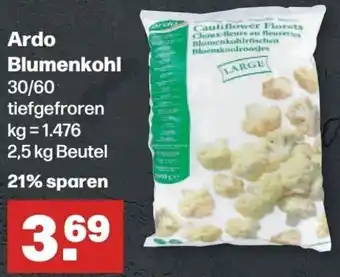 Handelshof Ardo Blumenkohl 2,5 kg Beutel Angebot