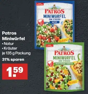 Handelshof Patros Miniwürfel 135 g Packung Angebot