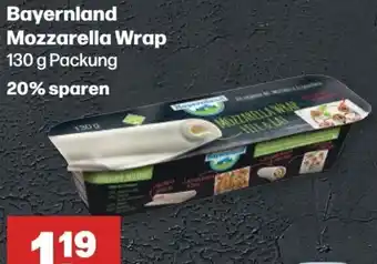 Handelshof Bayernland Mozzarella Wrap 130 g Packung Angebot