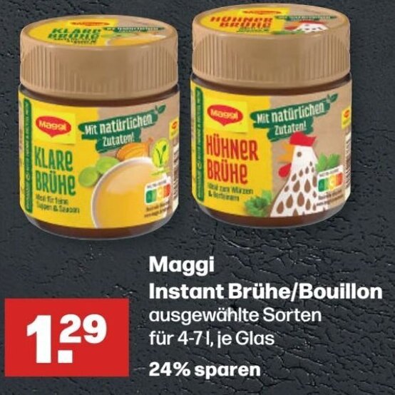 Maggi Instant Brühe/Bouillon Angebot bei Handelshof