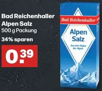 Handelshof Bad Reichenhaller Alpen Salz 500 g Packung Angebot