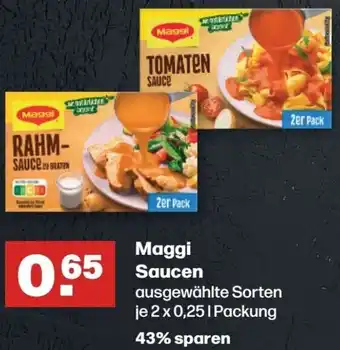 Handelshof Maggi Saucen 2 x 0,25 L Packung Angebot