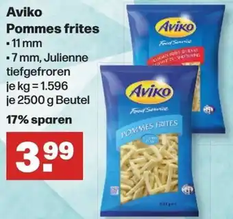 Handelshof Aviko Pommes frites 2500 g Beutel Angebot