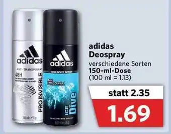 Combi Adidas Deospray Angebot