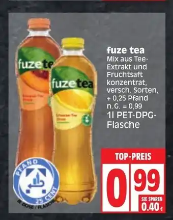 Edeka fuze tea 1L Angebot