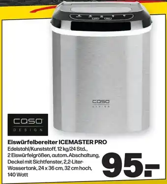 Handelshof Caso Design Eiswürfelbereiter ICEMASTER PRO Angebot