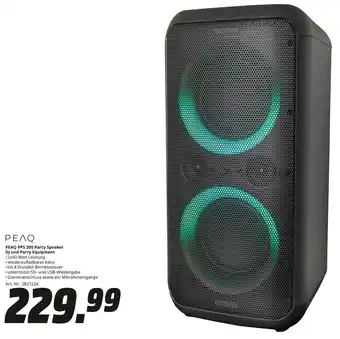 MediaMarkt PEAQ PPS 200 Party Speaker DJ und Party Equipment Angebot