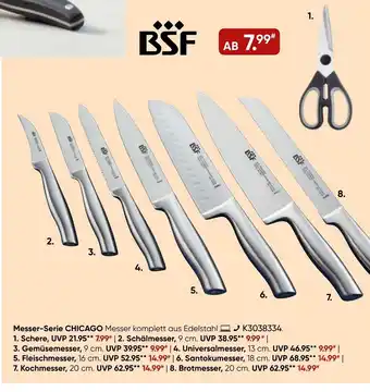 Galeria BSF Messer-Serie CHICAGO - 1 Schere Angebot