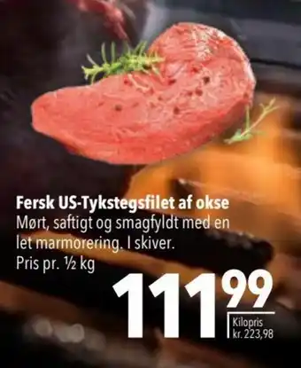 CITTI Markt Fersk US-Tykstegsfilet af okse 500g Angebot