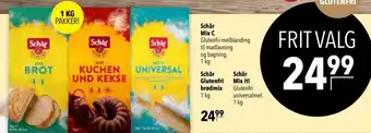 CITTI Markt Schär Mix C / Glutenfri brødmix / Mix it! 1 kg Angebot