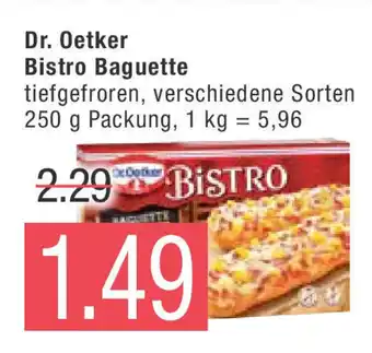 Marktkauf Dr. Oetker Bistro Baguette tiefgefroren, verschiedene Sorten 250 g Angebot