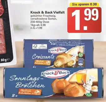 WEZ Knack & Back Vielfalt 230-400 g Dose Angebot