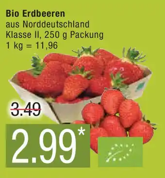 Marktkauf Bio Erdbeeren 250g Angebot