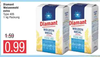 Marktkauf Diamant Weizenmehl extra Type 405 1 kg Packung Angebot