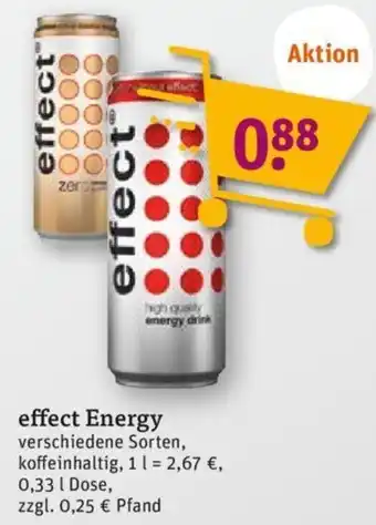 tegut effect Energy 0,33 L Dose Angebot