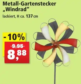 Thomas Philipps Metall-Gartenstecker ,,Windrad" Angebot