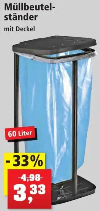 Thomas Philipps Müllbeutelständer mit Deckel 60 Liter Angebot