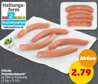 PENNY Frische Putenbratwurst 300-g-Packung Angebot