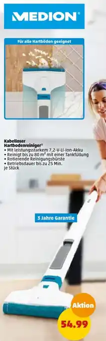 PENNY MEDION Kabelloser Hartbodenreiniger Angebot