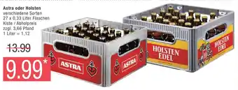 Marktkauf Astra oder Holsten 27 x 0,33 Liter Angebot