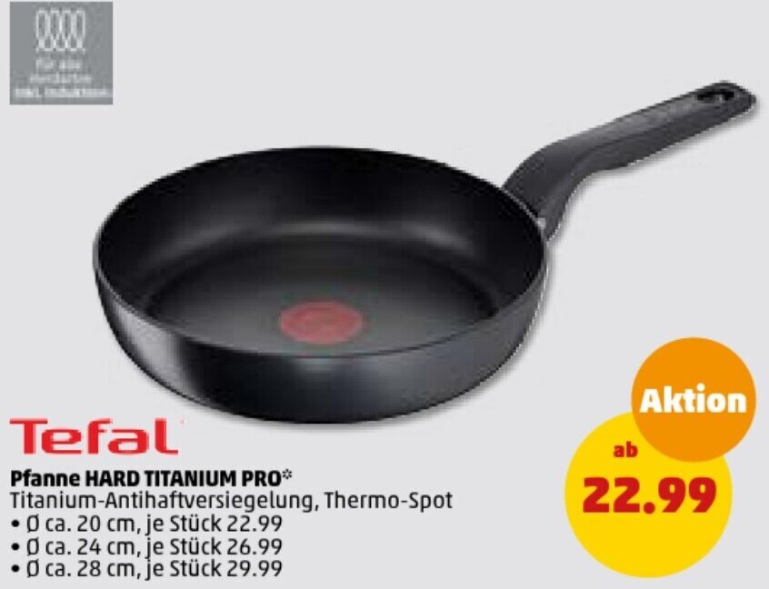 Tefal Pfanne Hard Titanium Pro Angebot Bei Penny 1181