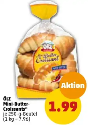 PENNY ÖLZ Mini-Butter-Croissants 250-g-Beutel Angebot