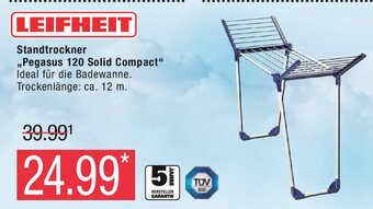 Marktkauf LEIFHEIT Standtrockner ,,Pegasus 120 Solid Compact" Angebot