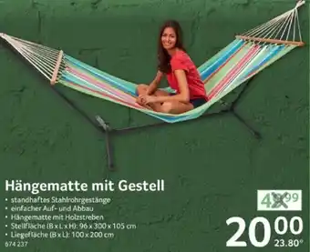 Selgros Hängematte mit Gestell Angebot