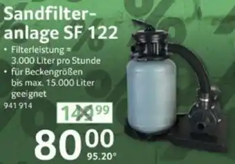 Selgros Sandfilteranlage SF 122 Angebot