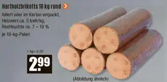 V Baumarkt Hartholzbriketts 10 kg rund Angebot