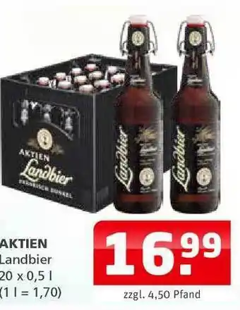 Getränkehaus Aktien Landbier Angebot