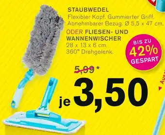 KODi STAUBWEDEL ODER FLIESEN UND WANNENWISCHER Angebot