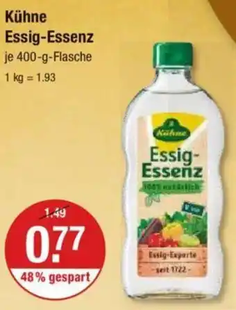 V Markt Kühne Essig-Essenz 400-g-Flasche Angebot