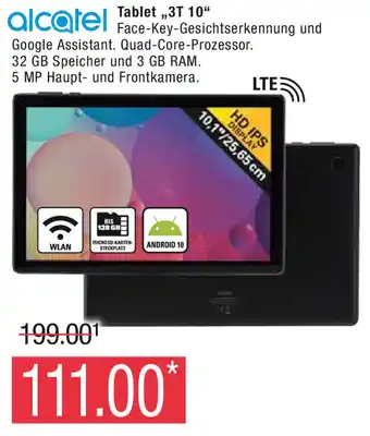 Marktkauf alcatel Tablet ,,37 10“ Angebot